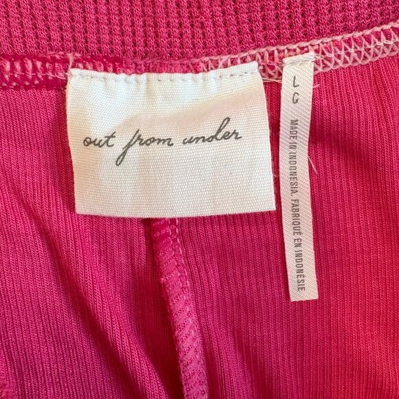 NWT Out From Under Womens Pink/Rose Drawstring Lounge Pants Size L - Picture 3 of 10